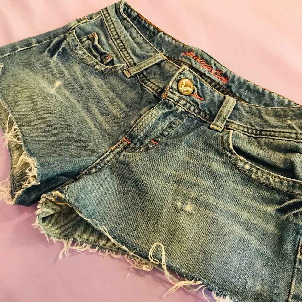 Distressed AE Shorts